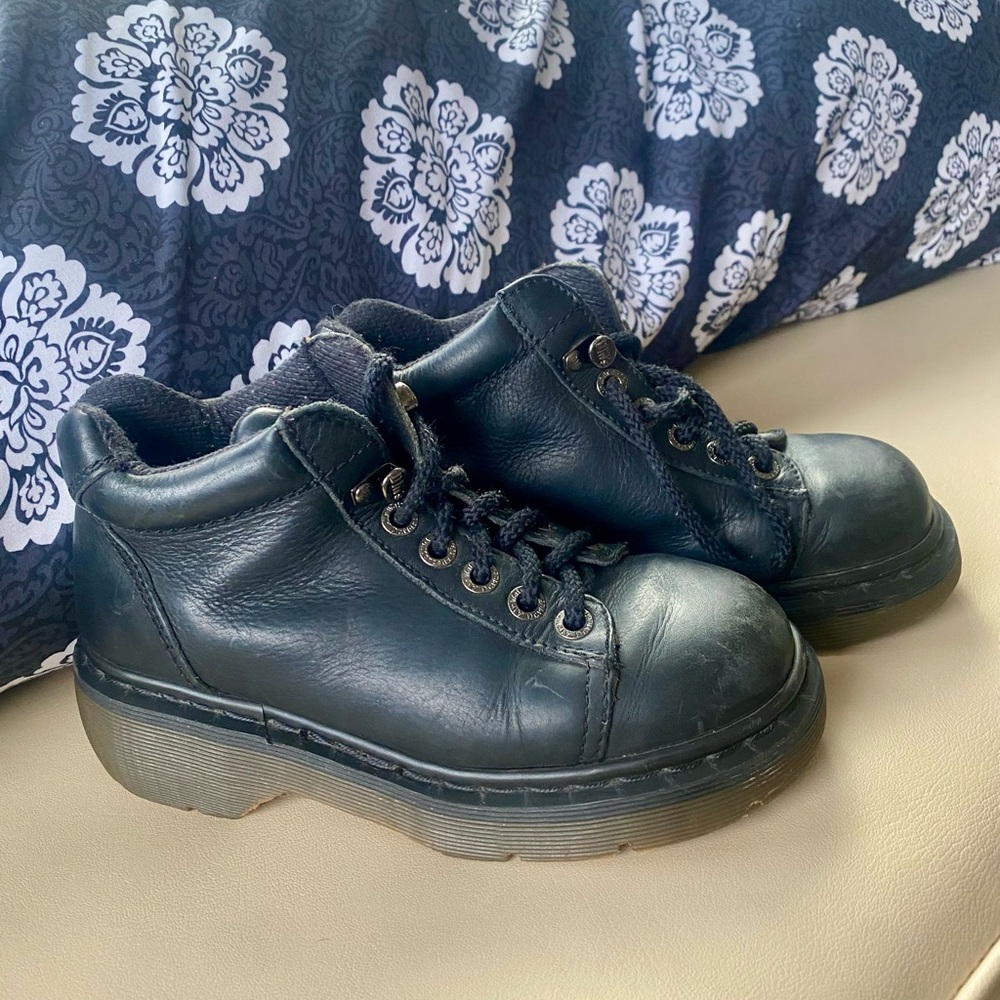 Dr. Martens Black Leather Boots
